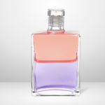 Aura-Soma Equilibrium B118 Echo je dvoubarevná esence ve skleněné lahvičce ve verzi 50ml. Horní olejová vrstva je růžová a spodní vodní vrstva je fialová.