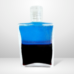 Aura-Soma Equilibrium B107 Archanděl Tzaphkiel je dvoubarevná esence ve skleněné lahvičce ve verzi 50ml. Horní olejová vrstva je modrá s opaleskujícím odleskemva spodní vrstva je tmavě magentové barvy.