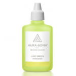 Aura-Soma pomander P18 Limetkový. Esence v zelené limetkové barvě v plastové lahvičce značky Aura-Soma. Verze 25ml.