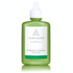 Aura-Soma esence pomander P10 Smaragdově zelený. Esence je v plastové lahvičce ve verzi 25ml. Na obalu je značka Aura-Soma a nápis " Emerald green" .